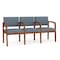 Lesro Lenox 3 Seat Tandem Seating W/ Arms, 65 in W 26 in L 31.5 in H LW3103 - alternate 1